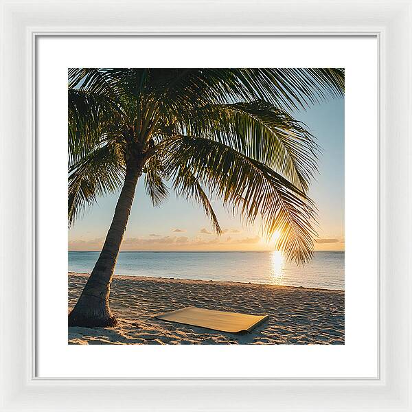 Palm and Peace - Framed Print