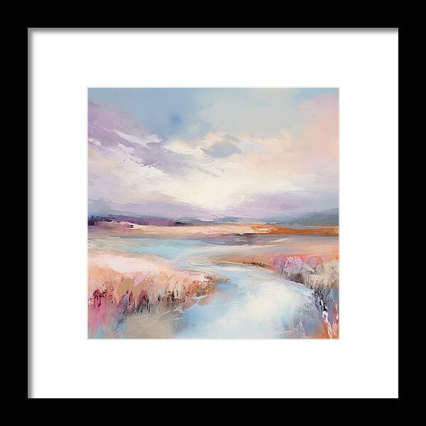 Pastel Valley - Framed Print