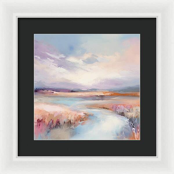 Pastel Valley - Framed Print