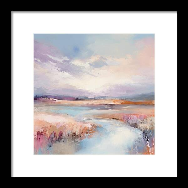 Pastel Valley - Framed Print