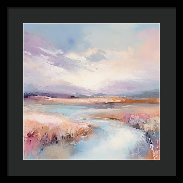 Pastel Valley - Framed Print