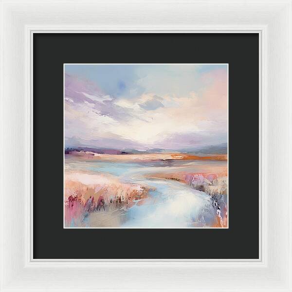 Pastel Valley - Framed Print