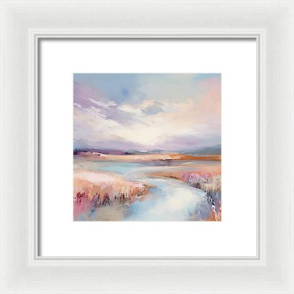 Pastel Valley - Framed Print