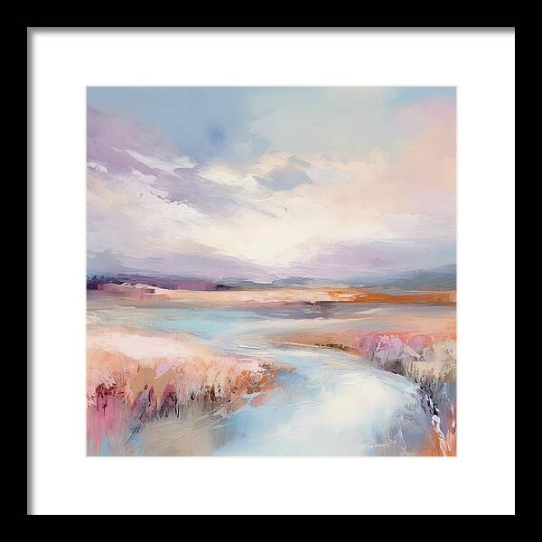 Pastel Valley - Framed Print