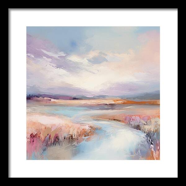 Pastel Valley - Framed Print