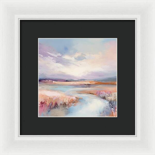 Pastel Valley - Framed Print