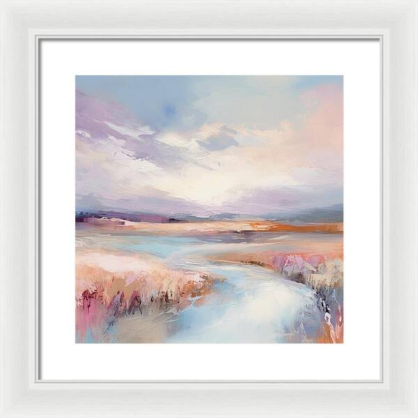 Pastel Valley - Framed Print