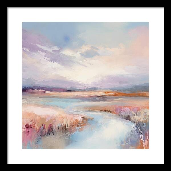 Pastel Valley - Framed Print