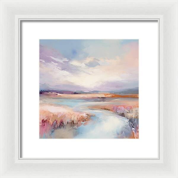 Pastel Valley - Framed Print