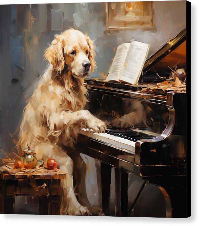 Piano Playtime - Canvas Print