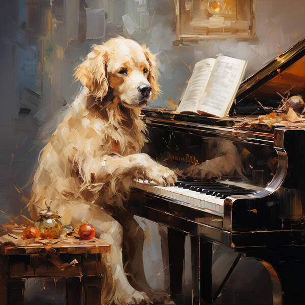 Piano Playtime - Art Print