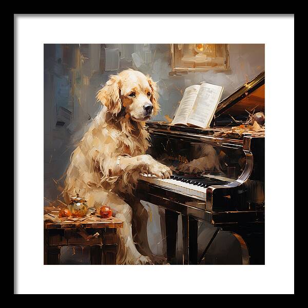 Piano Playtime - Framed Print