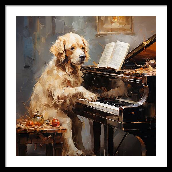 Piano Playtime - Framed Print