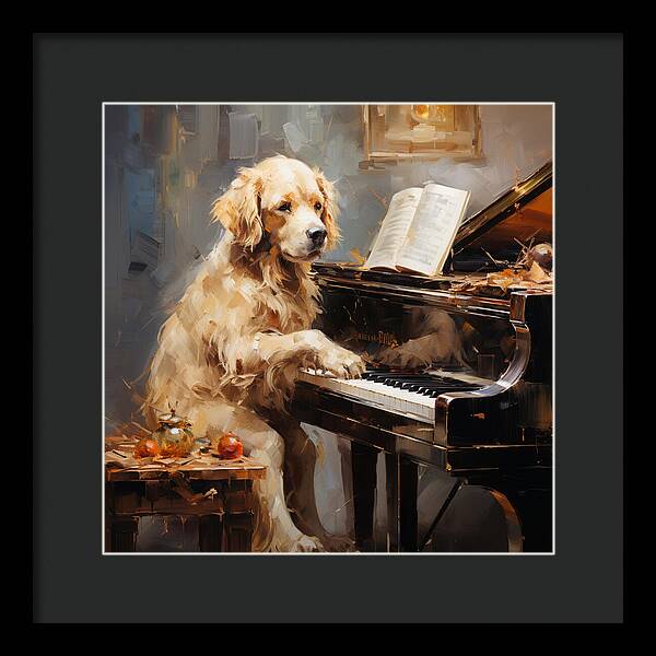 Piano Playtime - Framed Print