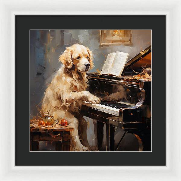 Piano Playtime - Framed Print