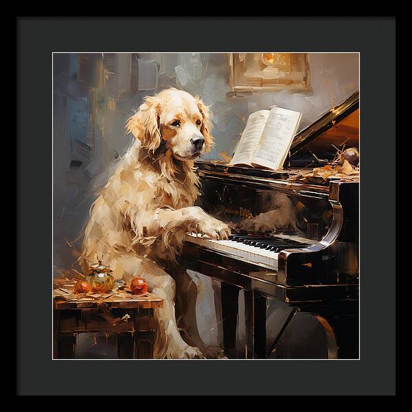 Piano Playtime - Framed Print