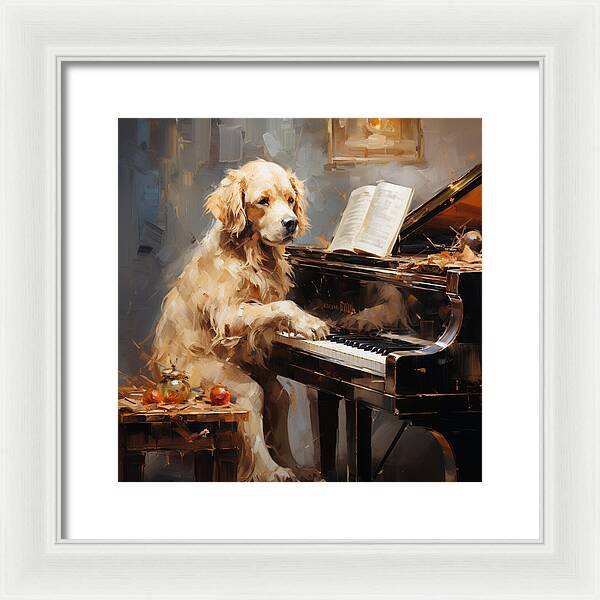 Piano Playtime - Framed Print