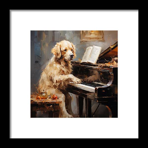 Piano Playtime - Framed Print