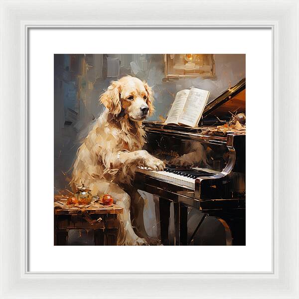 Piano Playtime - Framed Print