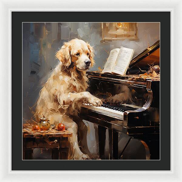 Piano Playtime - Framed Print