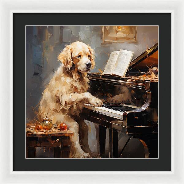 Piano Playtime - Framed Print