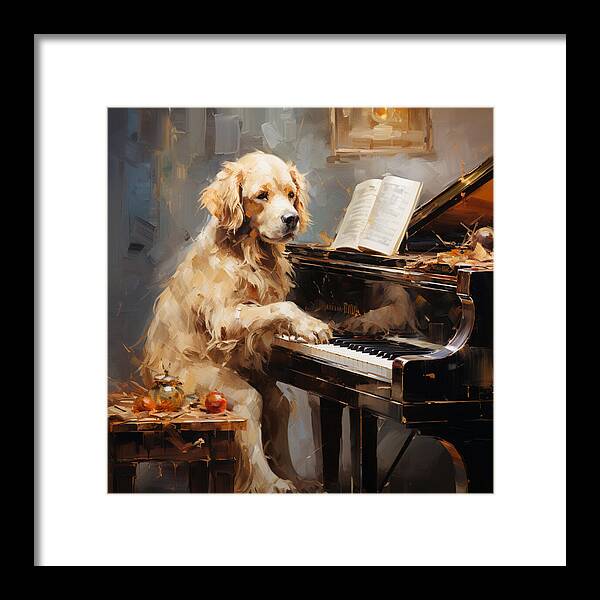 Piano Playtime - Framed Print