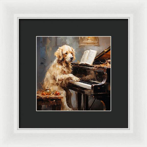 Piano Playtime - Framed Print