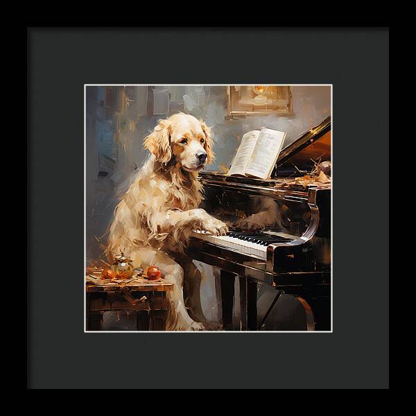 Piano Playtime - Framed Print