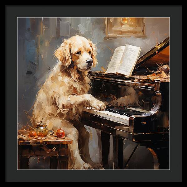 Piano Playtime - Framed Print