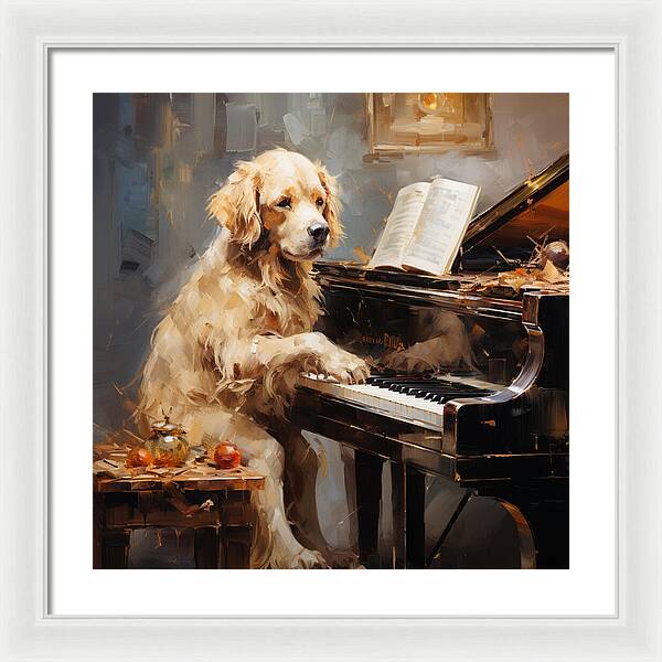 Piano Playtime - Framed Print