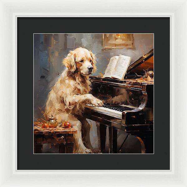 Piano Playtime - Framed Print