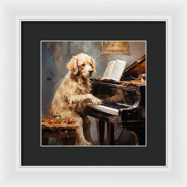 Piano Playtime - Framed Print