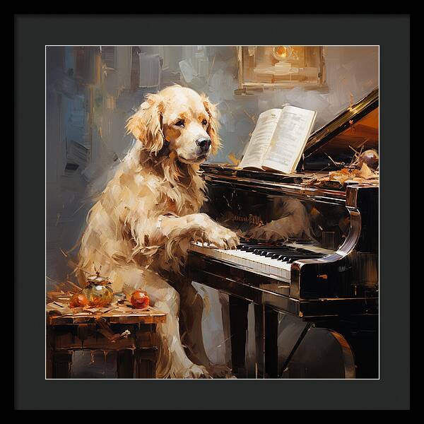 Piano Playtime - Framed Print