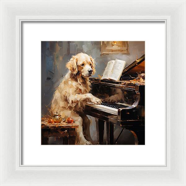 Piano Playtime - Framed Print