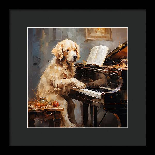 Piano Playtime - Framed Print