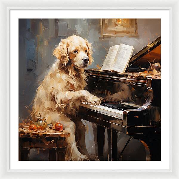 Piano Playtime - Framed Print