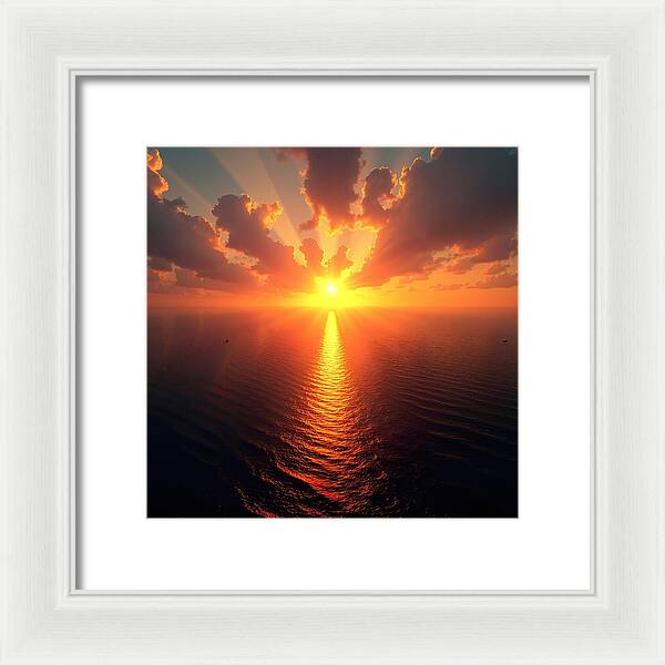 Radiant Horizons - Framed Print