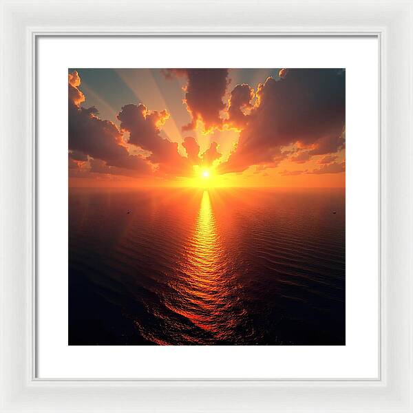 Radiant Horizons - Framed Print