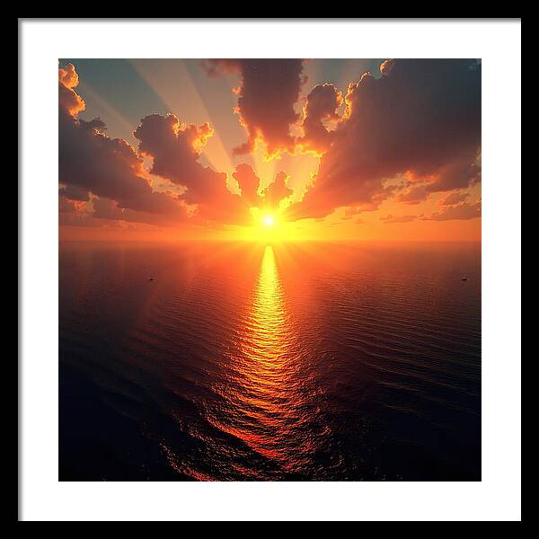 Radiant Horizons - Framed Print