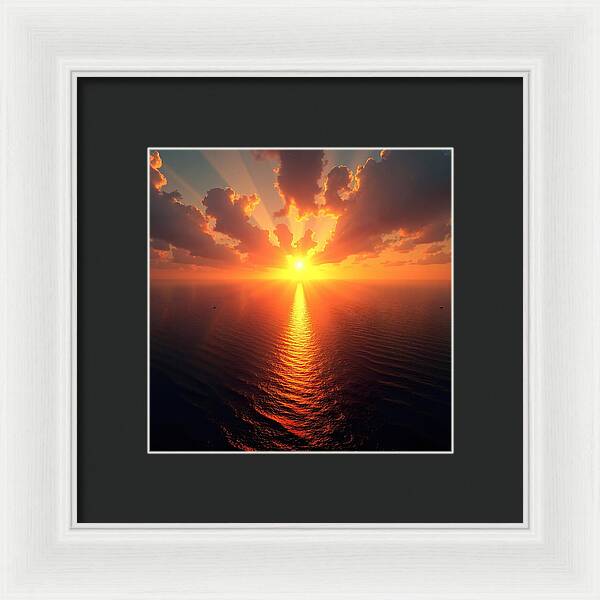 Radiant Horizons - Framed Print