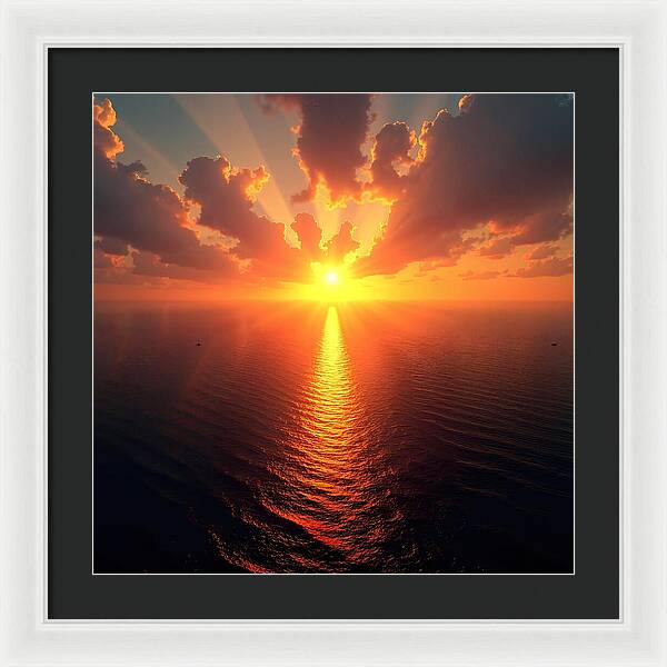 Radiant Horizons - Framed Print