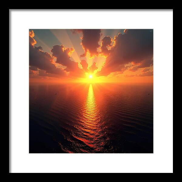 Radiant Horizons - Framed Print