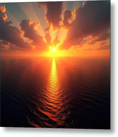 Radiant Horizons - Metal Print