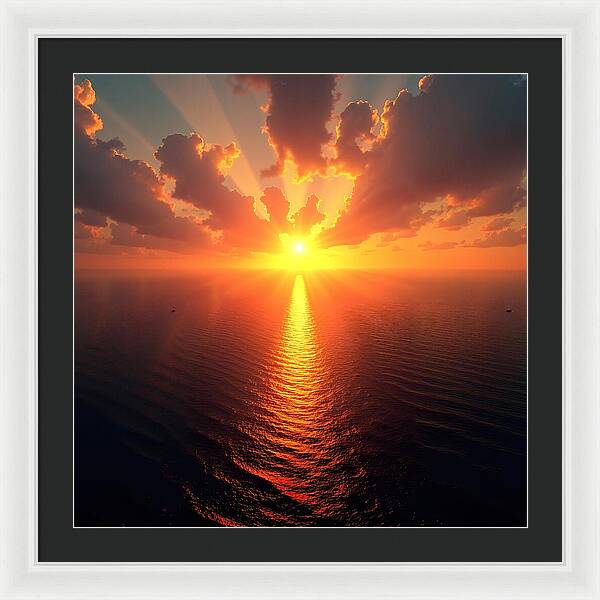 Radiant Horizons - Framed Print