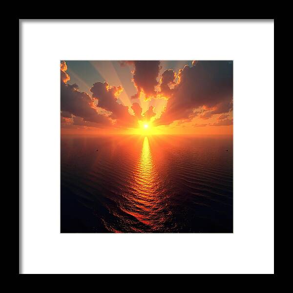 Radiant Horizons - Framed Print