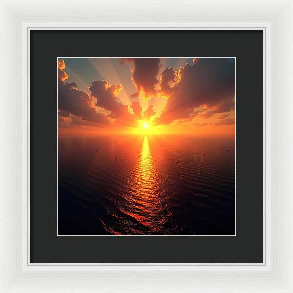 Radiant Horizons - Framed Print