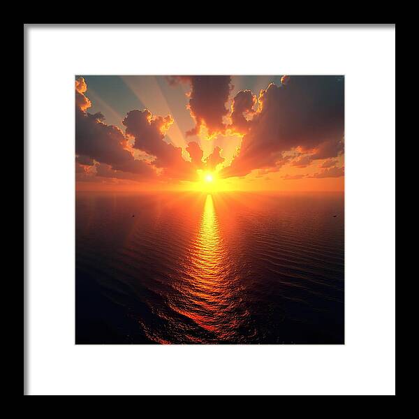 Radiant Horizons - Framed Print