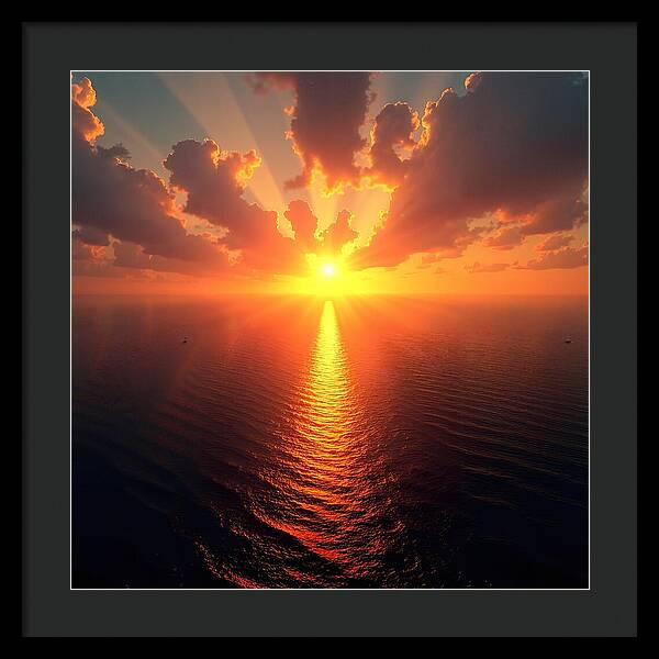 Radiant Horizons - Framed Print