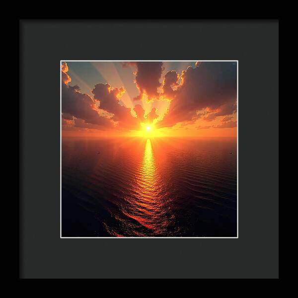 Radiant Horizons - Framed Print