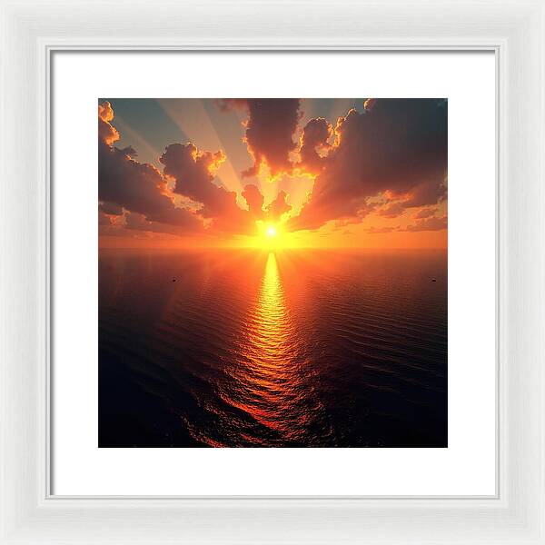 Radiant Horizons - Framed Print